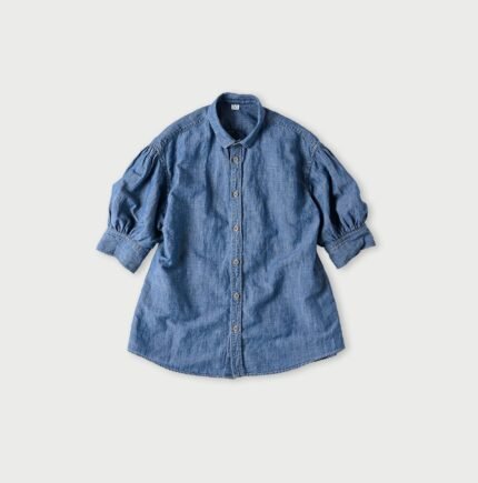 Cotton Linen Dungaree Cuppe Shirt Zyu (Size 3)